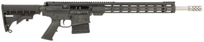 Great Lakes Firearms GL10308SSBLK AR-10  308 Win 20+1 18″ Stainless, Black Rec, M-Lok Handgaurd, Carbine Stock, A2 Grip, Muzzle Brake