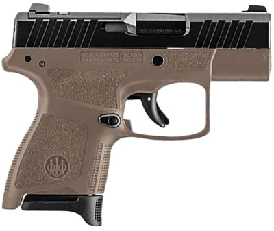 Beretta USA JAXN9258A1 APX A1 Carry Micro-Compact Frame 9mm Luger 8+1 3″ Blued Steel Barrel, Black Serrated Steel Slide, Flat Dark Earth Polymer Frame, Polymer Grip