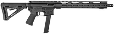 Diamondback DB1418P001 DB15  9mm Luger 32+1 16″, Black, Carbon Lower, Magpul MOE Stock, Magpul K2 Grip, Flash Hider