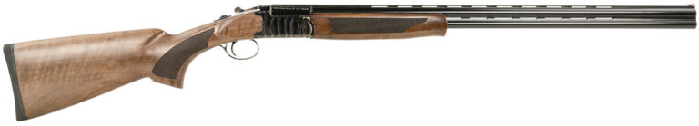 Pointer KAR2828HT Acrius Full Size 28 Gauge Break Open 2.75" 2rd 28" Black Over/Under Vent Rib Barrel, Color Case Hardened Steel Receiver, Fixed Turkish Walnut Stock, Ambidextrous