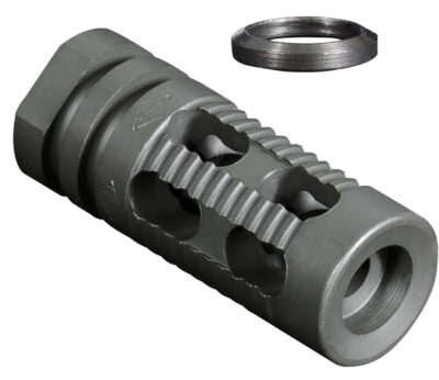 Yankee Hill 285M2 Phantom Comp/Brake with Smooth End, 1/2″-28 tpi Threads 2.25″ OAL for 5.56mm