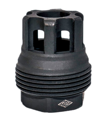 Yankee Hill 4401MB24 sRx QD Mini Muzzle Brake Black Phosphate Steel with 5/8″-24 tpi, 9mm, 1.10″ OAL & 9.375″ Diameter for sRx Adapters