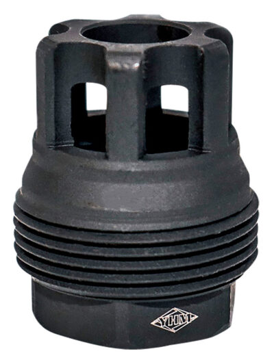 Yankee Hill 4401MB28 sRx QD Mini Muzzle Brake Black Phosphate Steel with 1/2″-28 tpi, 9mm, 1.10″ OAL & 9.375″ Diameter for sRx Adapters