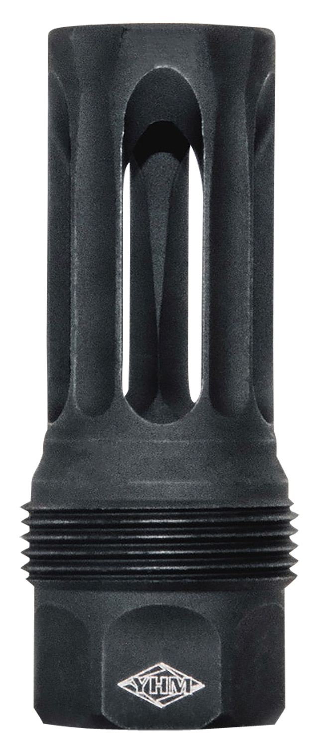 Yankee Hill 440524 sRx Q.D. Flash Hider Long Black Phosphate Steel with 5/8"-24 tpi, 9mm, 2.30" OAL & 9.375" Diameter for sRx Adapters