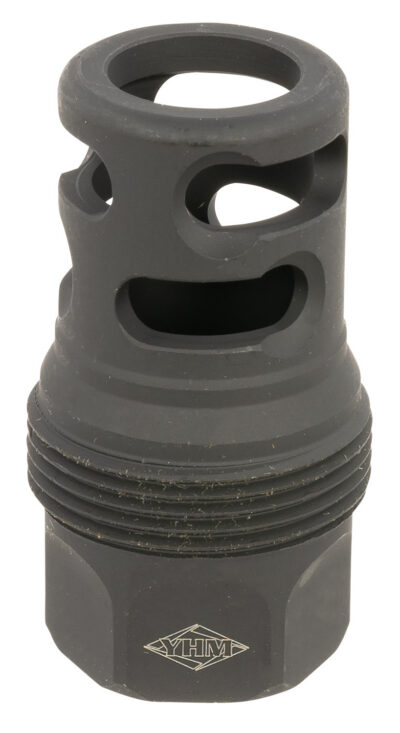 Yankee Hill 4445MB32 sRx Q.D. Muzzle Brake Short Black Phosphate Steel with 5/8″-32 tpi for sRx Adapters