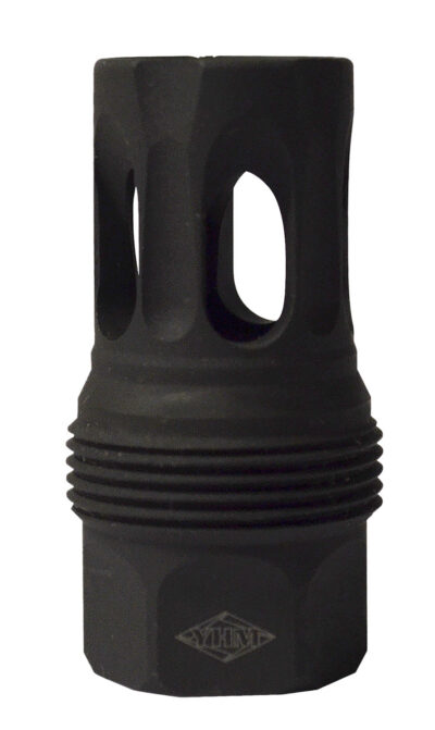 Yankee Hill 444524B sRx Q.D. Flash Hider Short Black Phosphate Steel with 11/16″-24 tpi for sRx Adapters