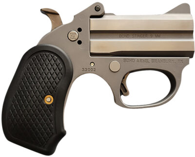 Bond Arms BAHB Honey B  22 LR 2rd Shot 3″ Matte Stainless Steel Frame Black Extended B6 Resin Grips