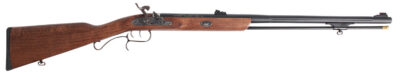 Traditions R392001 ShedHorn  50 Cal Musket 26″ Black Cerakote Fluted Barrel, Fixed Hardwood  Stock