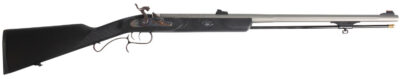 Traditions R391050 ShedHorn  50 Cal Musket 26″ Fluted, Stainless Barrel/Rec, Black Synthetic Stock, Williams Fiber Optic Sights, Accelerator Breech Plug