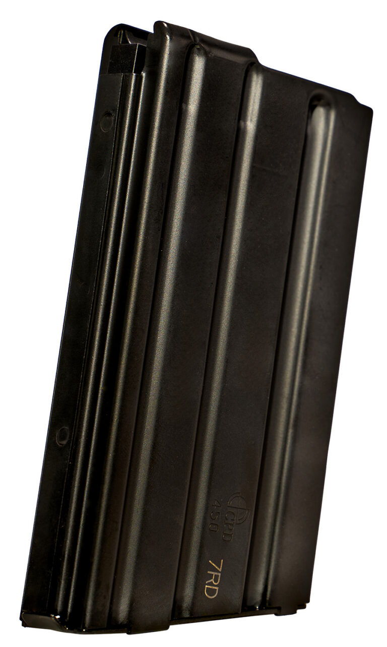 AR-15 MAGAZINE 450 BUSHMASTER STAINLESS STEEL BLACK AR-15 MAGAZINE 450 BUSHMASTER 7RD STAINLESS STEEL BLACK