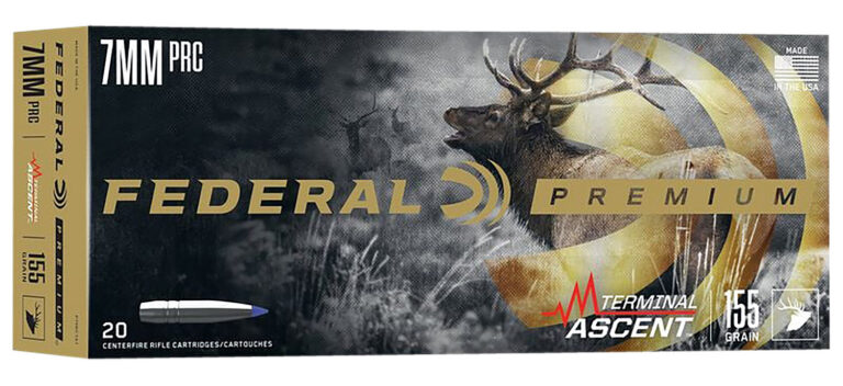 TERMINAL ASCENT 7MM PRC RIFLE AMMO TERMINAL ASCENT 7MM PRC 155GR POLYMER TIP 20/BOX