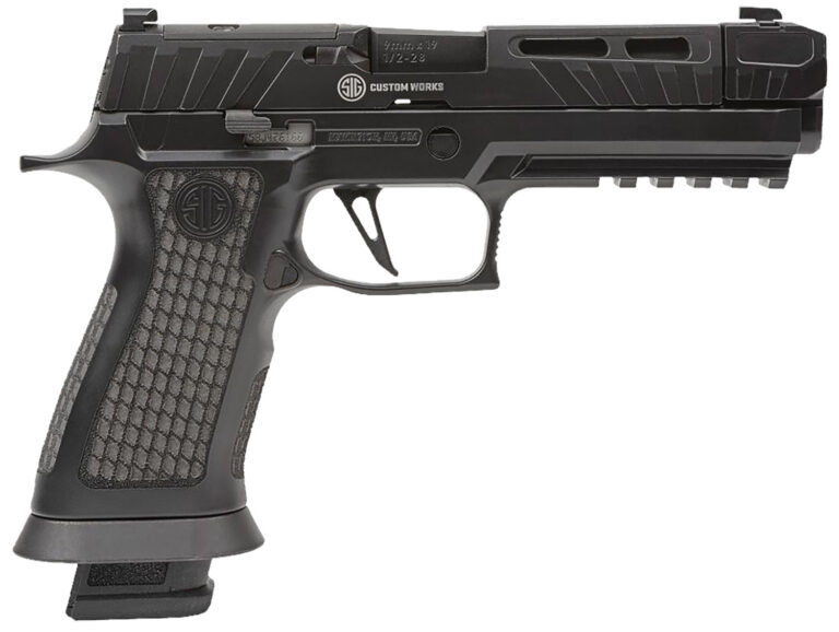 P320 SPECTRE COMP BLACKOUT 9MM LUGER SEMI-AUTO HANDGUN P320 SPECTRE COMP BLACKOUT 9MM 4.6'' BBL (2)10RD STRIKER BLK