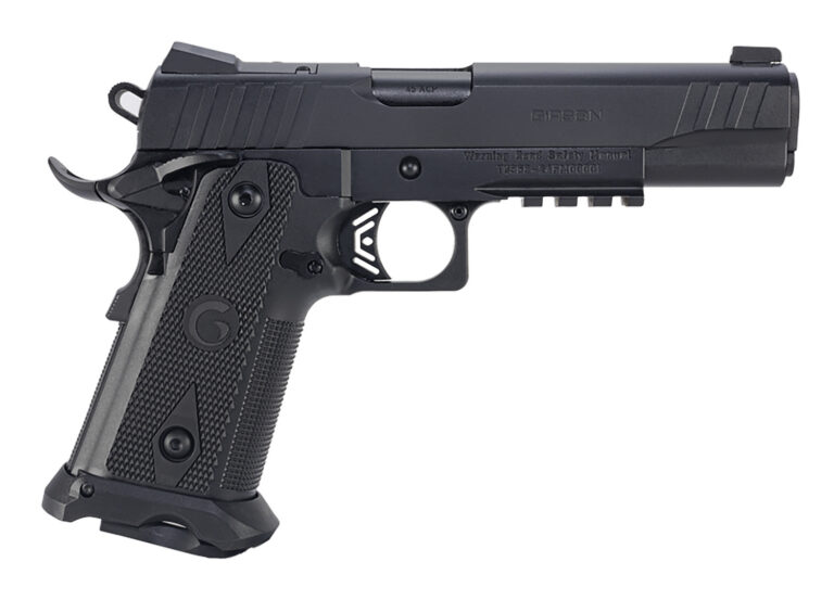 EAA 395040 Witness2311 45 ACP 11+1 5" Black Barrel, Black Serrated Slide & Polymer Frame w/Picatinny Rail & Beavertail Black Checkered Polymer Grips