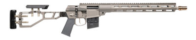 Q LLC MINIFIX55616INGRAY Mini Fix  5.56x45mm NATO 16″ Tapered Barrel, Gray, Fully Adjustable Folding Stock, Magpul K Grip, 15″ Q-Sert Handgaurd, AR/M4 Style Mag, Cherry Bomb Brake, Ambi Controls