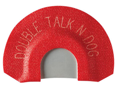 Johnny Stewart Wildlife Calls JSDIA9 Double Talk’n Dog  Diaphragm Call Double Reed Coyote Sounds Red