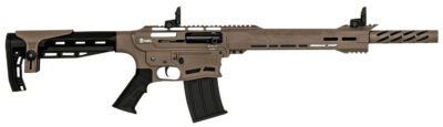 Citadel CBOSS2512FDE Boss25  12 Gauge Semi-Auto 3″ 5+1 18.75″ Black Steel Threaded Barrel, Flat Dark Earth Picatinny Rail Aluminum Receiver, Picatinny Handguards, Black Adj Cheek Riser Synthetic Stock