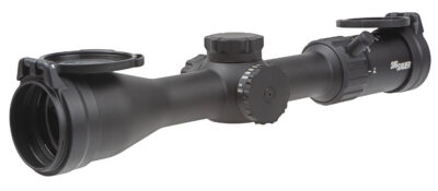 Sig Sauer Electro-Optics SOW43003 Whiskey4 SFP Low Profile Black 3-12x44mm 30mm Tube Quadplex Reticle