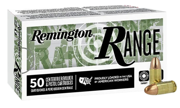 REMINGTON 9MM LUGER 115GR FMJ RANGE HANDGUN 50 RD/BX 20 BX/CS