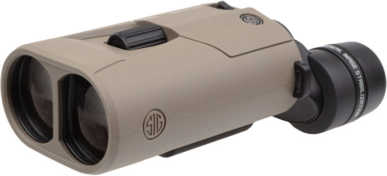 SIG SAUER ZULU6 HDX OIS BINOCULAR 10X30MM IMAGE STABILIZING FDE