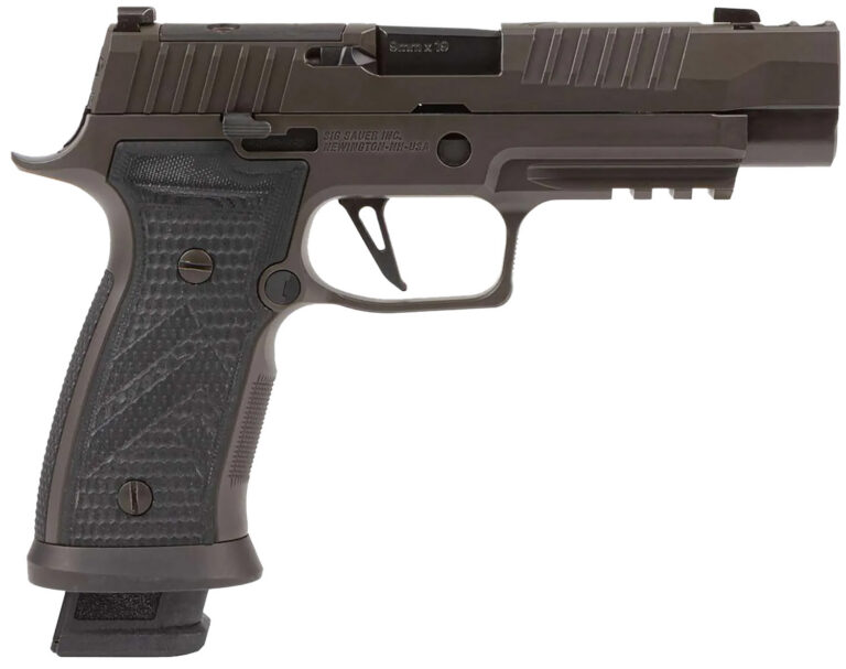P320 AXG LEGION 9MM LUGER SEMI-AUTO HANDGUN P320 AXG LEGION 9MM LUGER 3.9''BBL (3)10RD STRIKER LEGION GRY