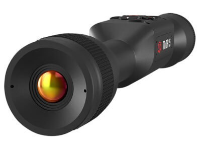 ATN TIWST5319A Thor 5 320 Thermal Rifle Scope, Black Anodized 3-12x Smart Mil Dot Reticle w/Zoom 320×240, 12 Microns 60 fps Resolution