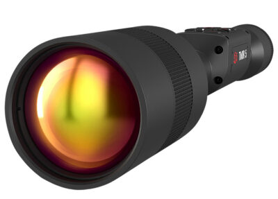 ATN TIWST5675A Thor 5 640 Thermal Rifle Scope, Black Anodized 5-40x Smart Mil Dot Reticle w/Zoom 640×480 60 fps Resolution