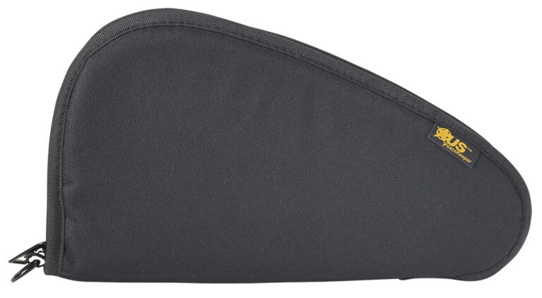 US PeaceKeeper P21009 Pistol Case  Black Holds 1 Handgun Polyester