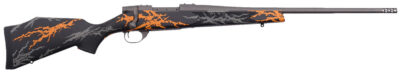Weatherby VYH223RR2B Vanguard Compact Hunter 223 Rem 5+1 20″, Tungsten Gray Barrel/Rec, Black w/Gray & Orange Sponge Accents Monte Carlo Stock, Accubrake Muzzle Brake