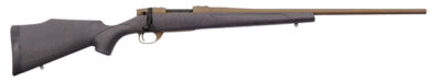 Weatherby VWB222RR4T Vanguard Weatherguard 22-250 Rem 5+1 24″ Threaded, Burnt Bronze Barrel/Rec, Black with Bronze Webbing Monte Carlo Stock