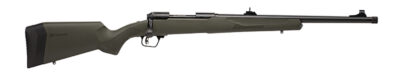 Savage Arms 58133 110 Hog Hunter Full Size 400 Legend 4+1 20″ Matte Black Threaded Barrel, Carbon Steel Drilled & Tapped Receiver, AccuFit w/Adj Comb & LOP OD Green Synthetic Stock, Right Hand
