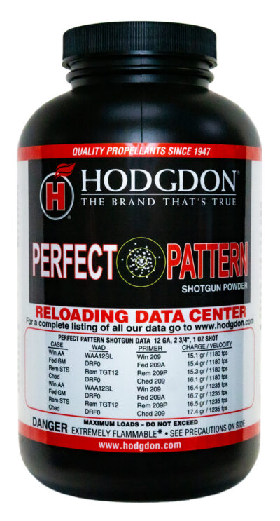 PERFECT PATTERN SHOTSHELL POWDER PERFECT PATTERN 1LB SMOKELESS SHOTSHELL POWDER