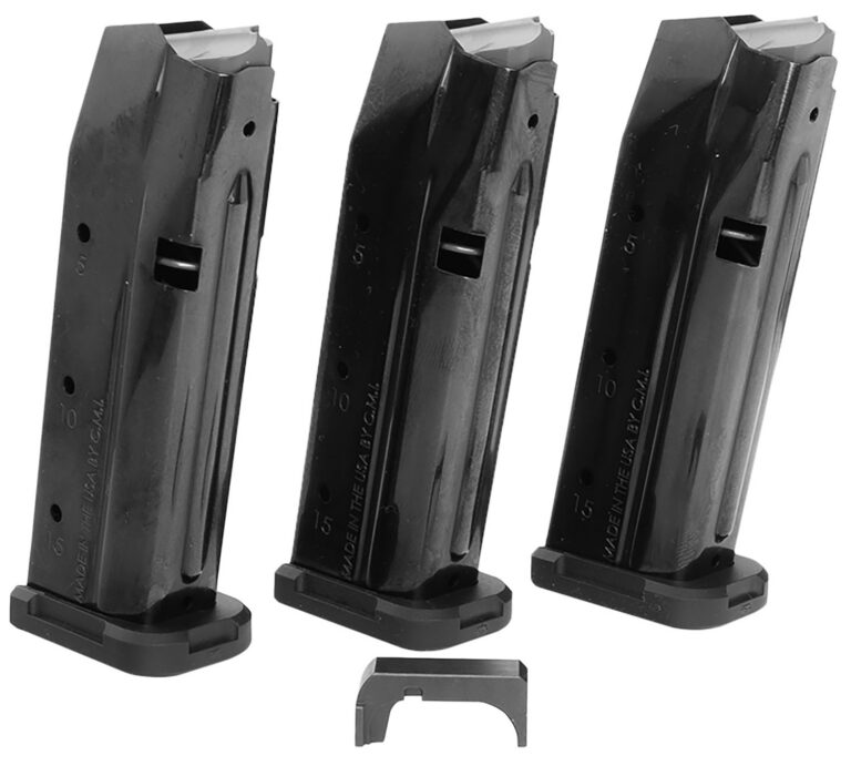 S15 GEN3 MAGAZINE COMBO KITS FOR GLOCK 43X/48 S15 GEN3 STARTER KIT (3)S15 MAG & (1)STEEL MAG RELEASE BLACK