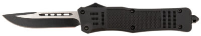 Steel River Knives T620BDP Spartan  3.75″ Drop Point Black/Silver 440C SS Blade 5.5″ Aluminum Zinc Alloy Handle