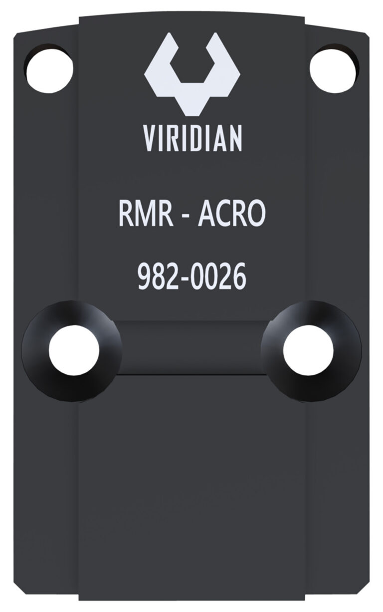 Viridian 9820026 RFX45 RMR Mounting Adapter Black Anodized