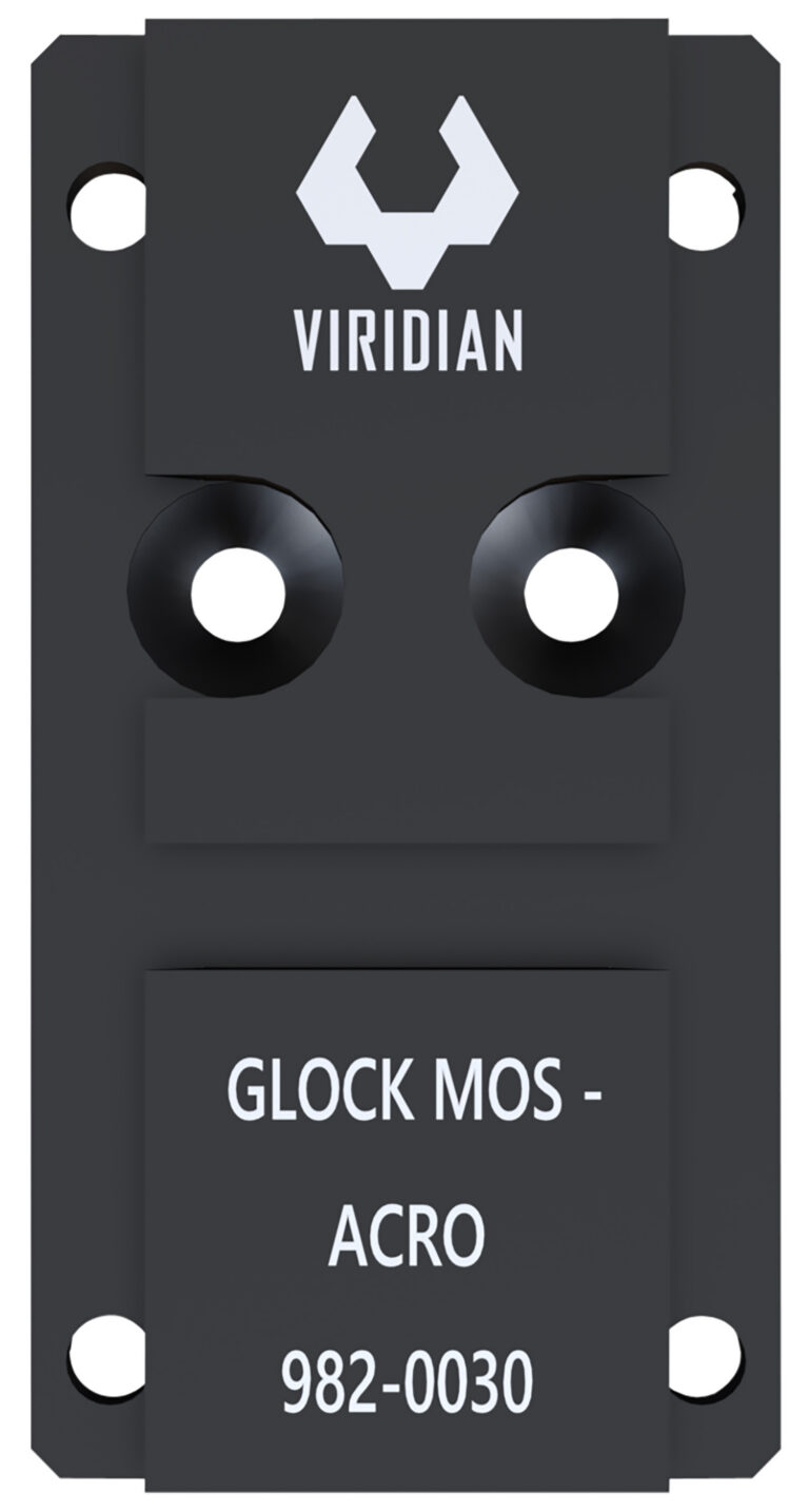 Viridian 9820030 RFX45 Glock MOS Mounting Adapter Black Anodized