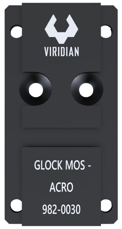 Viridian 9820030 RFX45 Glock MOS Mounting Adapter  Black Anodized