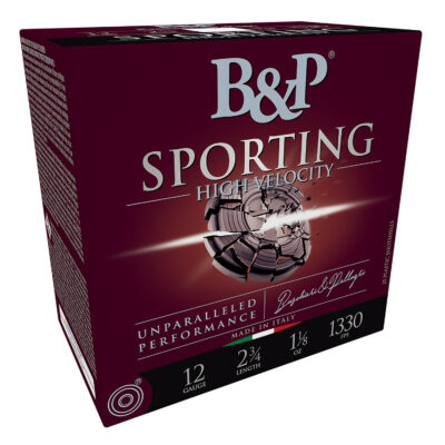 B&P 12B8SH75 Sporting Clay  12Gauge 2.75″ 1 1/8oz 7.5Shot 25 Per Box/10 Case
