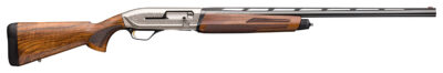 Browning 011744304 Maxus II Ultimate 12 Gauge 3″ Chamber 4+1 (2.75″) 28″ Gloss Blued Vent Rib Barrel, Matte Nickel Rec, Grade III Gloss Walnut Furniture, LPA Fiber Optic Sight, 3 Chokes