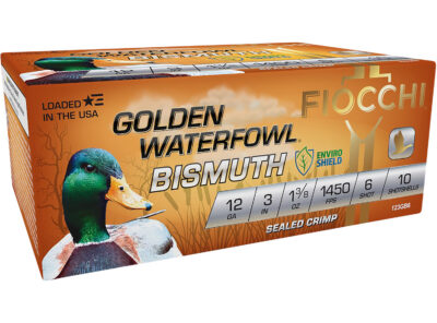 GOLDEN WATERFOWL BISMUTH 12ga 3″ 1 3/8oz #6 10RD/Box 1450 fps