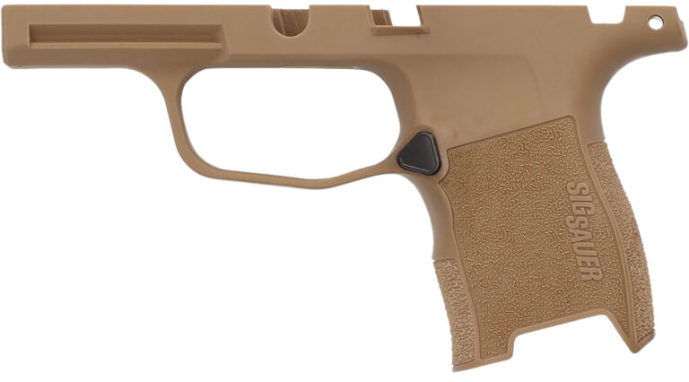 GRIP MODULE W/ MANUAL SAFETY FOR SIG SAUER® P365 GRIP MODULE P365 W/MANUAL SAFETY 9MM LUGER COYOTE