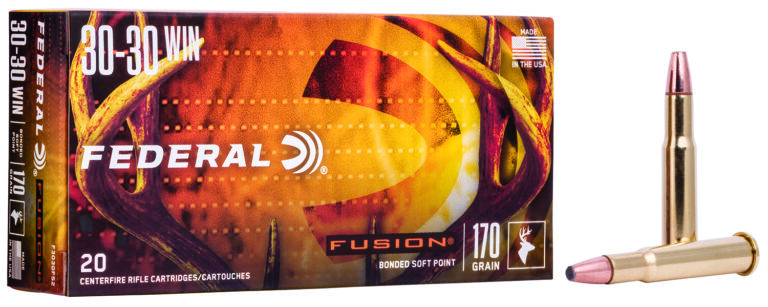 Federal F3030FS2 Fusion 30-30Win 170gr Bonded Soft Point 20 Per Box/10 Case