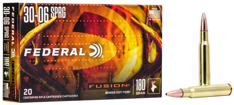 Federal F3006FS3 Fusion 30-06Springfield 180gr Bonded Soft Point 20 Per Box/10 Case
