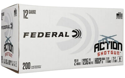 Federal AS12H75 Action Shotgun  12Gauge 2.75″ 1 1/8oz 7.5Shot 200 Per Box/1 Case