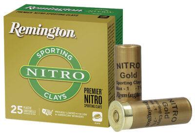 PREMIER NITRO SPORTING CLAYS 12 GA 2-3/4” #7.5 SHOT SHOTGUN AMMO PREMIER NITRO SC 12GA 2-3/4” 1OZ #7.5 SHOT 1290  FPS 25/BOX
