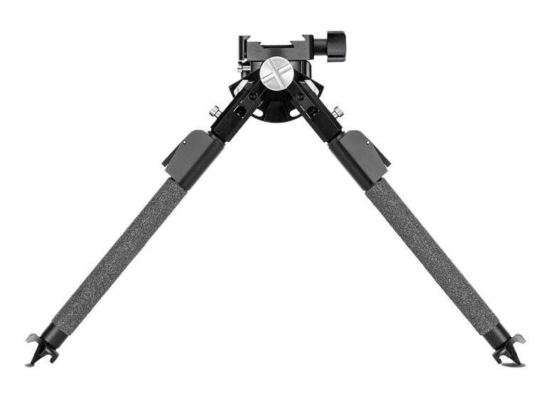 Mdt Sporting Goods Inc 106292BLK CKYE-POD Gen 2 Single Pull Standard, Black Aluminum, 9"-15.50", 360 Degrees Pan, Spiked Feet, Integrated Barricade Stop, Fits ARCA/Picatinny/RRS Dovetail Rails