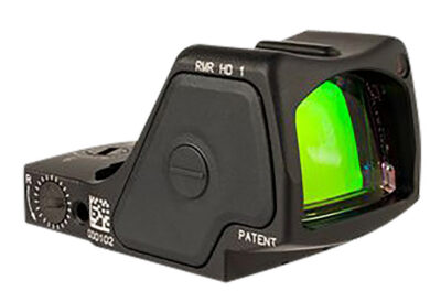 Trijicon 3200001 RMR HD Matte Black 1 x 0.89″ x 0.67″ 1 MOA Red Dot/55 MOA Circle Multi Reticle
