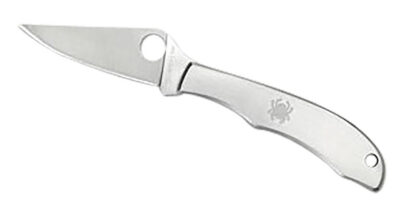 Spyderco C137P Honeybee  1.63″ Folding Plain Satin 3Cr13MoV SS Blade/ Satin Stainless Steel Handle