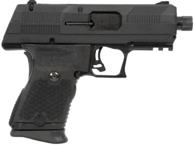 Hi-Point YC9YEET YC9  9mm Luger 10+1 4.12″ Black Steel Threaded Barrel, Black w/Engraved “Yeet Cannon” YC9 Styled/Serrated Slide, Black Polymer Frame w/Picatinny Rail, Black Plastic Grips