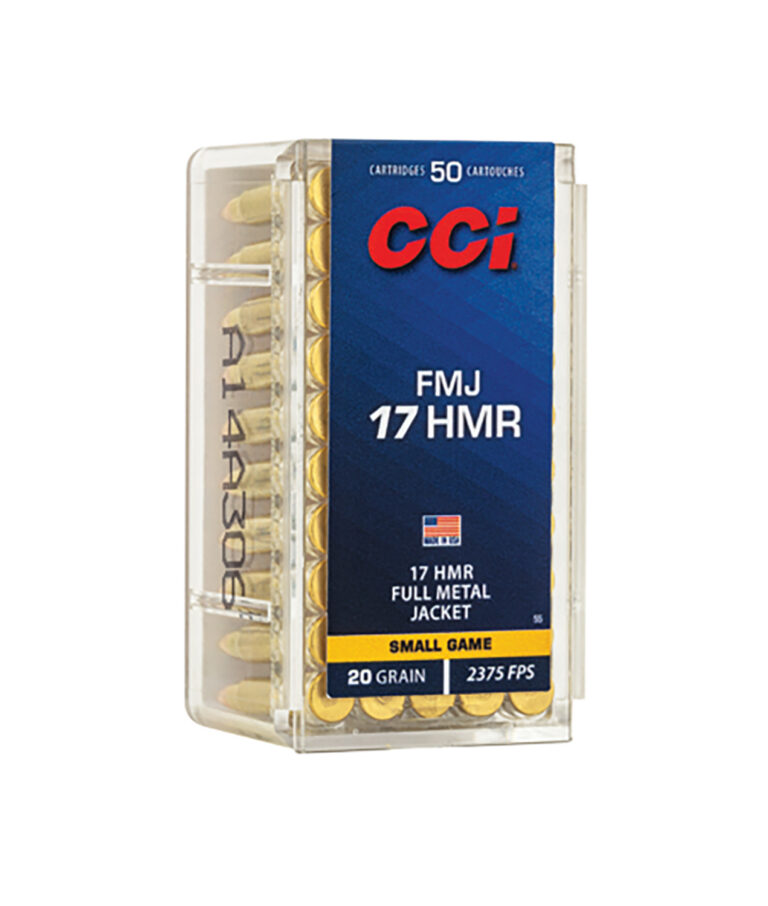 FMJ AMMO 17 HMR 20GR FULL METAL JACKET 17 HMR 20GR FULL METAL JACKET 50/BOX