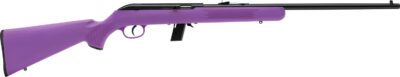 Savage Arms 40219 64 F Full Size 22 LR 10+1 21″ Matte Black Carbon Steel Barrel, Matte Black Grooved Carbon Steel Receiver, Purple Fixed Synthetic Stock, Right Hand
